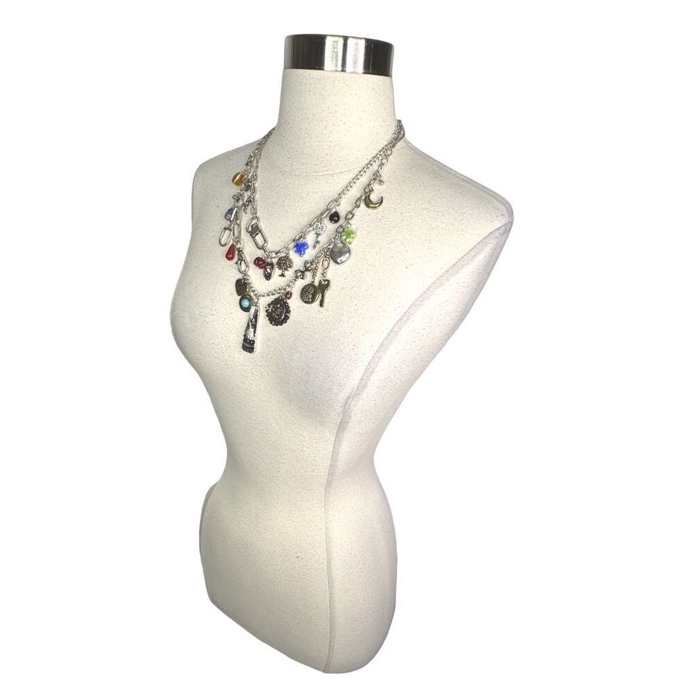 Free People Maxamillion Charm Necklace - World Traveler - Picture 8 of 10